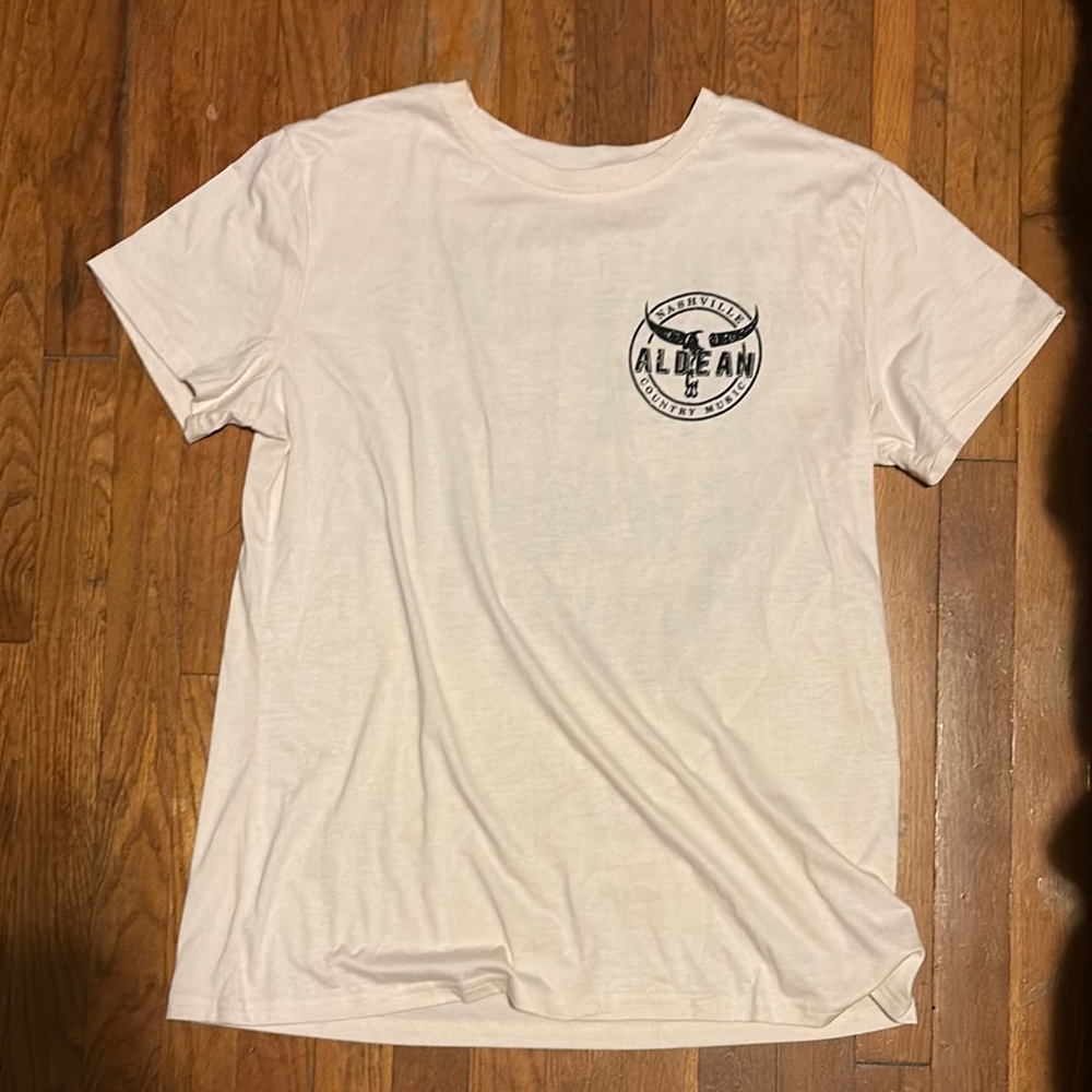 Jason Aldean Off-White Graphic Tee